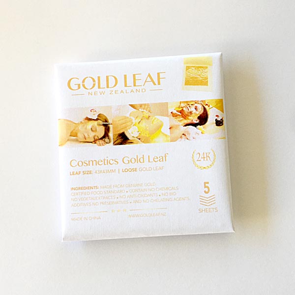 Cosmetics Gold Leaf 24K For Face and Skin Buy at Gold Leaf NZ