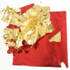 red and gold foil