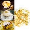 Gold Flakes on coffee and latte at Gold Leaf NZ