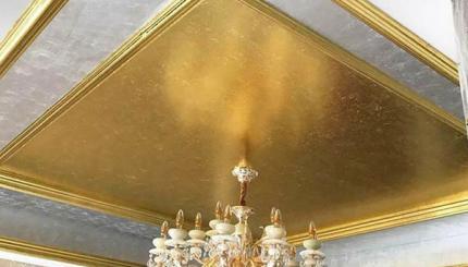 gilded ceiling with gold roll buy at Gold Leaf NZ