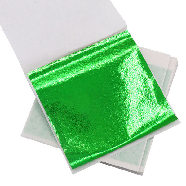 Green foil for DIY buy now at Gold Leaf NZ