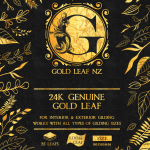 Gold leaf coverage by size
